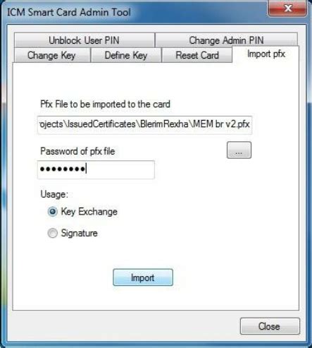 tool to load certficate to smart card|Manually importing keys into a smart card .